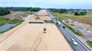 Droga S5 do autostrady A1 na różnym poziomie zaawansowania prac