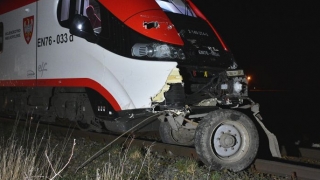 Zderzenie z pociągiem w sobotni wieczór