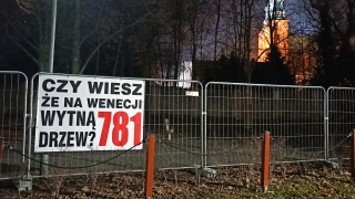 Banery na „Wenecji” pojawiły się i zniknęły