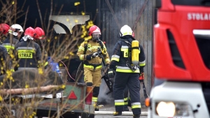 Pożar w garażu przy ul. Powstańców Wielkopolskich