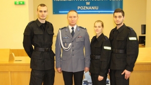 Nowi funkcjonariusze w gnieźnieńskiej Policji