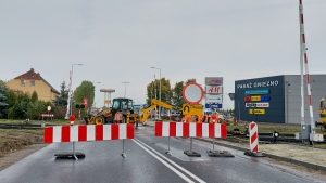 Zamknięty przejazd kolejowy na ul. Gdańskiej