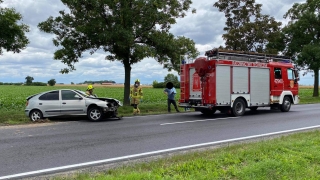 Kolejne zdarzenie na szosie w Szczytnikach Czerniejewskich