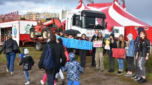 Protest „Nie dla zwierząt w cyrkach” po raz kolejny w Gnieźnie
