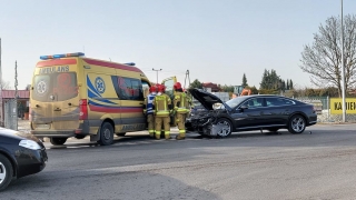 Zderzenie trzech aut na ul. Gdańskiej