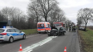 Zderzenie w sylwestrowe popołudnie