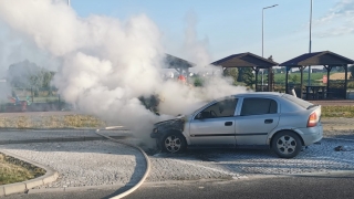 Pożar samochodu na S5