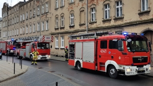 Interwencja strażaków przy ul. Żuławy