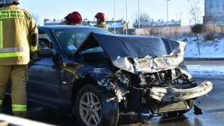 Zdarzenie na Trasie Zjazdu Gnieźnieńskiego