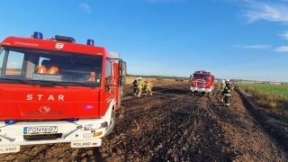 Ruszyły żniwa i... pożary na polach