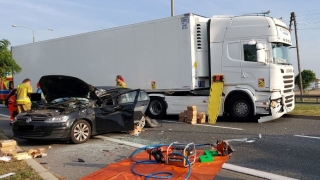 Wypadek na ul. Poznańskiej. Jedna osoba poszkodowana