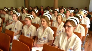 Czepkowanie studentów pielęgniarstwa PWSZ Gniezno