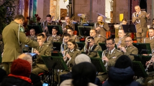 Noworoczny koncert orkiestry Straży Granicznej w katedrze