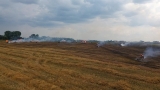 Płoną pola, płoną pojazdy rolnicze