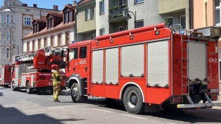 Interwencja straży przy ul. Dąbrówki