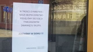 Część sklepów i firm już zamknięta lub ogranicza pracę