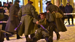 Powstańcze widowisko historyczne na deptaku