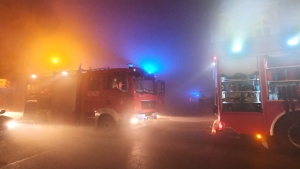 Pożar przy ul. Wyszyńskiego. Jedna osoba poszkodowana