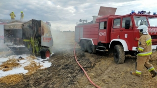 Szkody po pożarach na polach