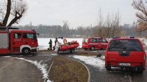 Akcja strażaków na Jeziorze Jelonek