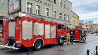 Interwencja straży przy ul. Grzybowo