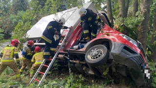 Tragiczny wypadek na szosie w Przybrodzinie