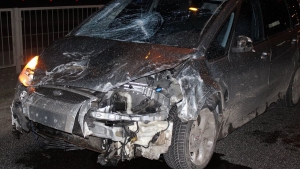 Pijany rozbił auto na Trasie Zjazdu Gnieźnieńskiego