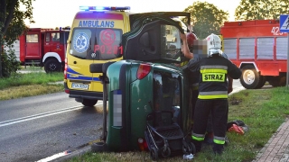 Wypadek na szosie między Gnieznem a Kłeckiem