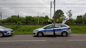 Potrącenie przez pociąg przy ul. Dalkoskiej