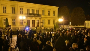 Protest przed siedzibą Kurii