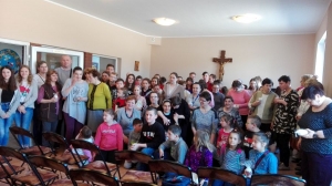 Wolontariusze odwiedzili DPS w Łopiennie