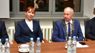 wicestarosta Anna Jung, starosta Piotr Gruszczyński