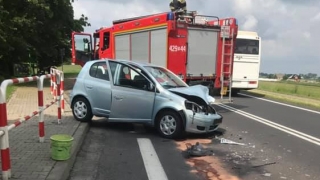 Dwa sobotnie zdarzenia na szosach