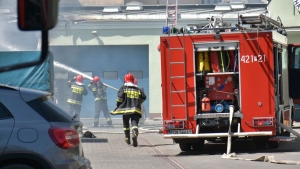 Pożar przy magazynie sklepu na ul. 3 Maja