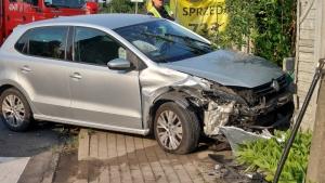 Zderzenie dwóch samochodów na ul. Słonecznej