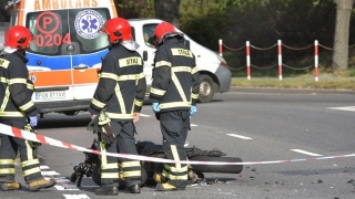 Wypadek na skrzyżowaniu ul. Poznańskiej i Kostrzewskiego