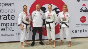 Mistrzynie Europy w Karate Tradycyjnym z AKT Samuraj Gniezno