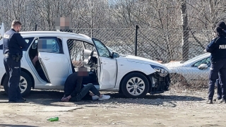 Pościg i policyjne zatrzymanie na ul. Jeziornej