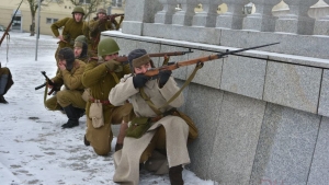 Żołnierze Armii Czerwonej ponownie pojawili się na Wzgórzu Lecha