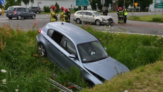 Zderzenie na skrzyżowaniu Trasy Zjazdu Gnieźnieńskiego i ul. Gdańskiej