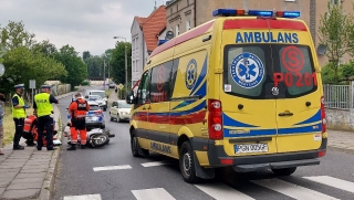 Zdarzenie drogowe na ul. Jeziornej