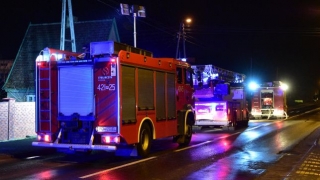 Nocna interwencja straży przy ul. Kłeckoskiej