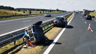 Przyczepka odczepiła się od samochodu na S5