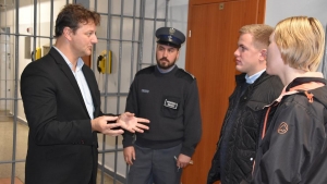 Wizyta norweskich więzienników w Zakładzie Karnym w Gębarzewie