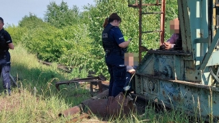 Rozkradali zabytkowy żuraw. Zostali obywatelsko zatrzymani