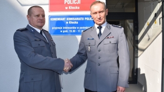 asp. sztab. Piotr Barański i insp. Przemysław Kozanecki