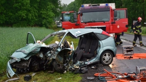 Trzy osoby ranne po wypadku koło Żelazkowa
