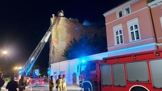 Interwencja straży przy ul. Mieszka I